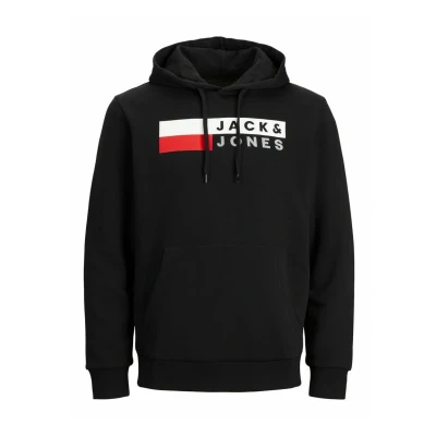 Obrázek Jack &amp; Jones Jjecorp Mikina s kapucí black, Muži, Velikost: 5XL, Black