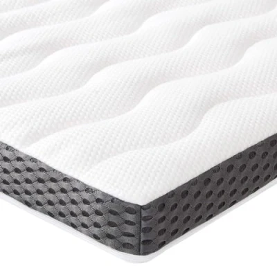 Obrázek Amazon Basics Comfort podložka na matraci z paměťové pěny, plyš, 180 x 200 cm, výška 7 bílý