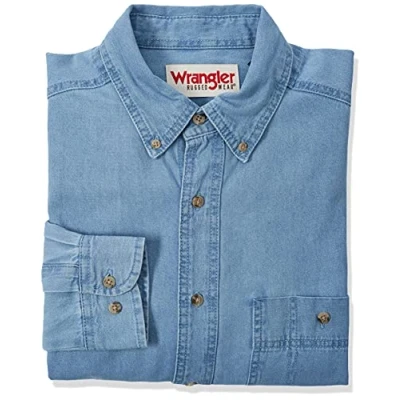 Obrázek Wrangler Pánské Denim Rugged Wear Basic One Pocket tričko,