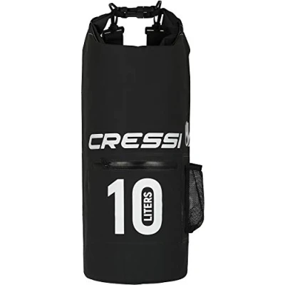 Obrázek Cressi Dry Bag se zipem vodotěsné tašky s dlouhým nastavitelným ramenním popruhem pro potápění, jízdu na člunu, kajaku, rybaření, rafting, plavání, kempování a snowboarding