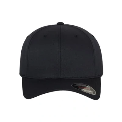 Obrázek Flexfit Wooly Combed 6 panelová unisex baseballová čepice ve 28 barvách, pro dospělé a děti, modrá, L XL