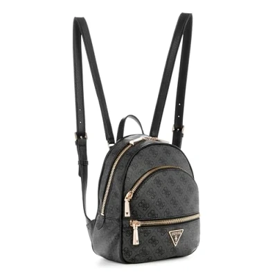 Obrázek GUESS Damen Manhattan Backpack Rucksack, Kohle Logo, Einheitsgröße