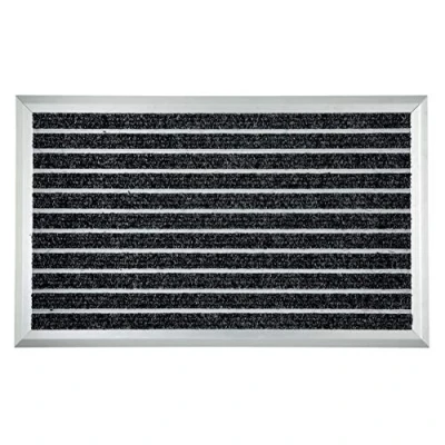 Obrázek ASTRA Čisticí rohožka hliníkové rohože předložka ke dveřím odolná proti povětrnostním vlivům extrémně 45 x 75 cm antracitová výška 1,3