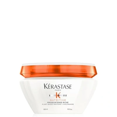 Obrázek Kérastase Nutritive, vlasová kúra pro velmi suché, jemné až střední vlasy, hydratační a vyživující, bez parabenů, řasenka Riche Deep Nutrition, 200 ml