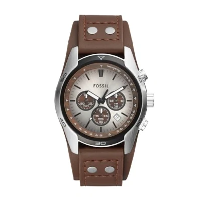 Obrázek Fossil Hodinky se stopkami, Muži, Velikost: One Size, Silber/braun