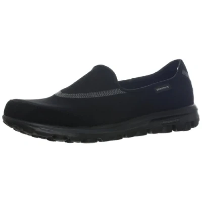 Obrázek Skechers Damen Go Walk Slipper, Schwarz (BBK)
