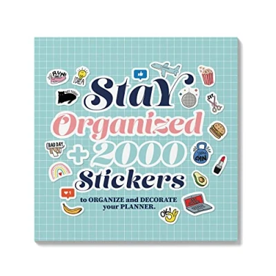 Obrázek Grupo Erik Stiker Set Stay Organized Stikerheft mit mehr als 2000 Aufkleber Kleines Buch zum Organisieren und Dekorieren