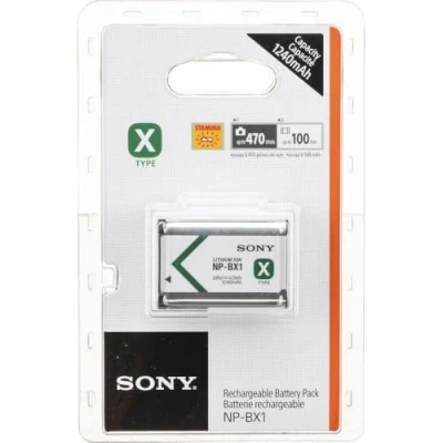 Obrázek Sony NP BX1 Li Ion baterie (typ X, 3,6 V, 1240 mAh) pro Cyber shot