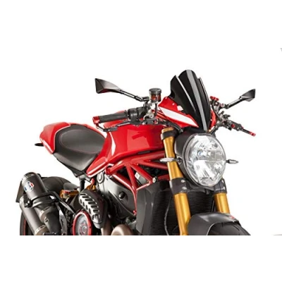 Obrázek Čelní sklo Touring Ducati Monster 1200 R 16 17 Puig Naked New Generation Černá