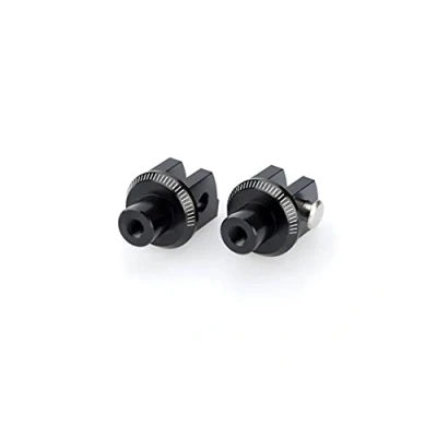 Obrázek Puig Fussrasten Adapters Set Fahrer 6456N für HONDA CB1000 13&#039; 14&#039;, YAMAHA FJR1300A/as 18&#039;, Schwarz