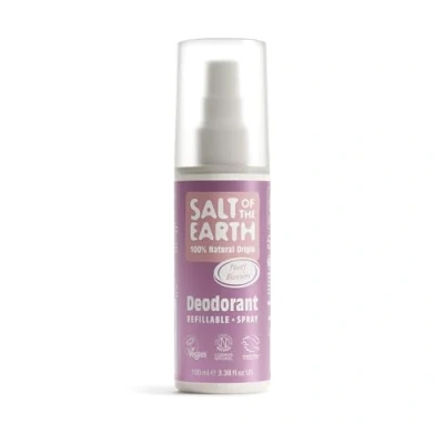 Obrázek Salt Of The Earth Natürliches Deospray, Pfingstrosenblüte Vegan, Langanhaltender Schutz, Nachfüllbar, Ohne Tierversuche 100 ml