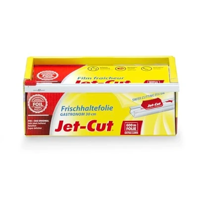 Obrázek Jet Cut Čerstvá fólie na třpytky, gastronomii, 30 cm x 600 m, PVC transparentní