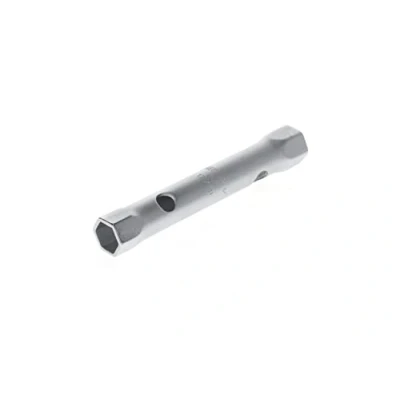 Obrázek GEDORE Dvojitý nástrčný klíč, 17 + 19 mm, 6hranný, 155 mm dlouhý, nářadí pro matice KFZ, 26 R 17x19, chromovaná ocel