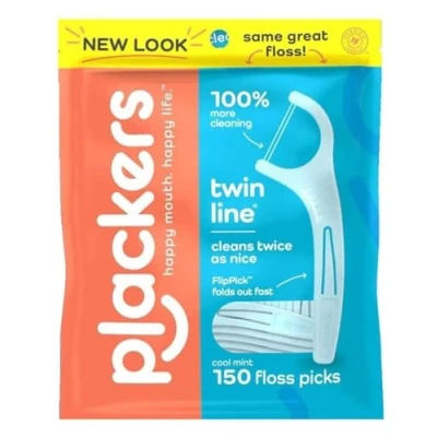 Obrázek Plackers Twin Line Dental Flossers by