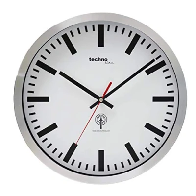 Obrázek technoline Rádiové nástěnné hodiny WT8610, stříbrné, 30 cm