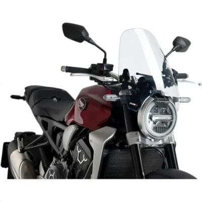Obrázek Puig 0336 W Čelní sklo Custom II kulaté Průhledná/čirá