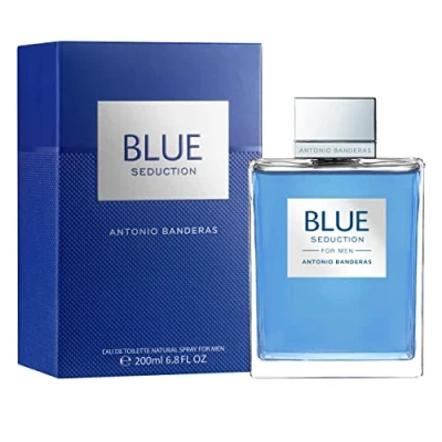 Obrázek Banderas Perfumes Blue Seduction Eau de Toilette Spray pro muže 200 ml