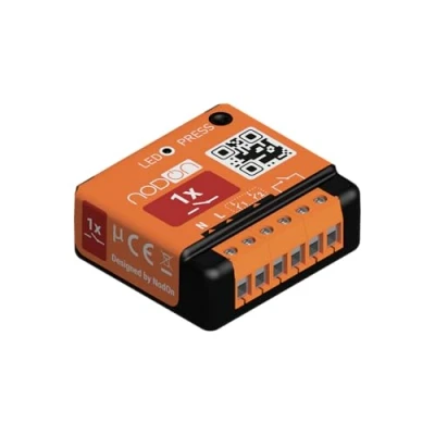 Obrázek Nod On SIN 2 1 01 Enocean Unterputz Modul, 2300 W, Schwarz/Orange