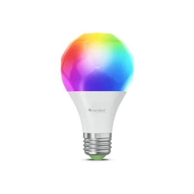 Obrázek Nanoleaf Matter Essentials žárovka, chytrá RGBW E27 LED žárovka přes Thread, Bluetooth 16 milionů barev Sync, funguje s Google Home Apple, dekorace a hraní