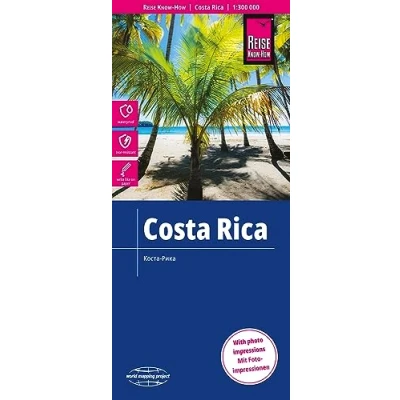 Obrázek Reise Know How Landkarte Costa Rica (1:300.000): reiß und wasserfest (world mapping project)