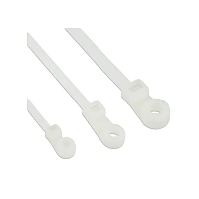 Obrázek InLine 59975C 100er Pack Kabelbinder mit Montageloch, Länge 200mm, Breite 4,8mm