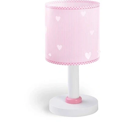 Obrázek Dalber Stolní lampa 62011S Sweet Dreams, plast, růžová, 15 x 29 cm