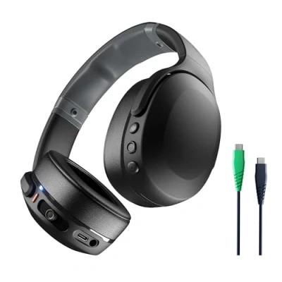 Obrázek Skullcandy Crusher Evo Over Ear Wireless Kopfhörer mit Sensory Bass, 40 Std. Akkulaufzeit, Mikro, kompatibel iPhone, Android und Bluetooth Geräten Schwarz