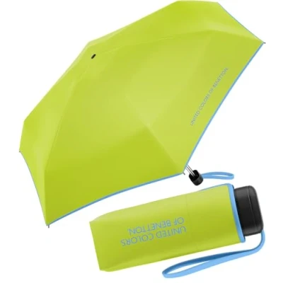 Obrázek Benetton kapesní deštník Ultra Mini Flat solid, Acid Lime
