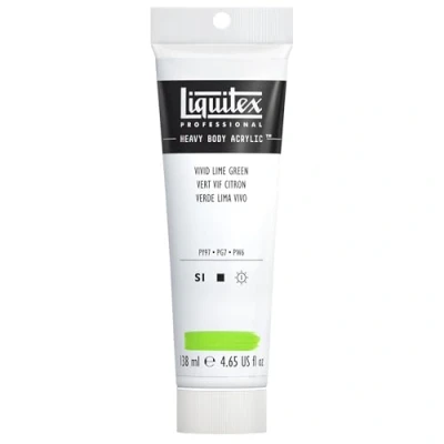 Obrázek Liquitex 4417740 Professional Heavy Body akrylová barva v umělecké kvalitě s vynikající stálostí na světle máslové konzistenci, tuba 138 ml limetkově zelená živá