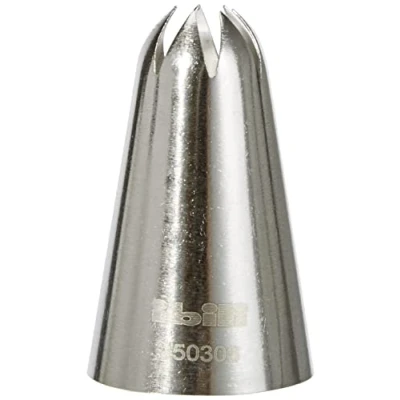 Obrázek IBILI BOQUILLA Estrella CERRADA 9 MM, Stainless Steel, Silber, H 50 MM