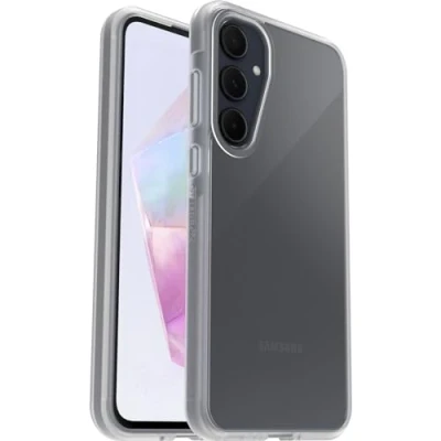Obrázek OtterBox Pouzdro Sleek pro Samsung Galaxy A35 5G, nárazuvzdorné, odolné proti pádu, ultratenké, ochranné pouzdro, testováno podle vojenského standardu, průhledné žádné maloobchodní balení