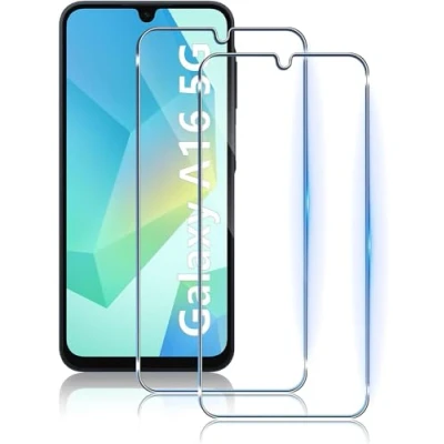 Obrázek [2 kusy] Ochranné sklo kompatibilní se Samsung Galaxy A16 5G pancéřová ochrana ochranná fólie vrstvené na displej pravé tvrzené 9H tvrdost