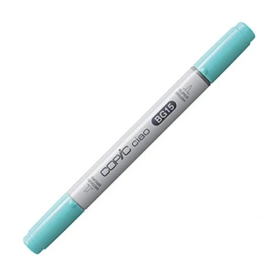 Obrázek COPIC Ciao Marker Typ BG 15, Aqua, univerzální popisovač rozložení, se středně širokým a štětcovým hrotem