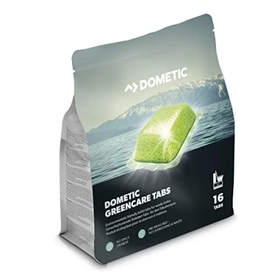 Obrázek Dometic Power pro Care tablety kempingové WC: Vysoce účinný sanitární čistič vaši chemickou toaletu. Rozkládá fekálie a zabraňuje nepříjemným pachům.