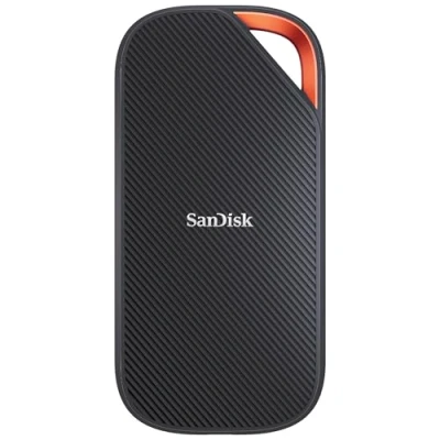 Obrázek SanDisk Extreme PRO s USB 4 TB (přenosná SSD, rychlost čtení až 3 800 MB/s, robustní design IP65, kompatibilní C a Thunderbolt, silikonové pouzdro hliníkový kryt)