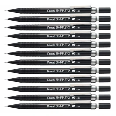 Obrázek Pentel Sharplet mechanická tužka, 0,5 mm, černá, 12 kusů