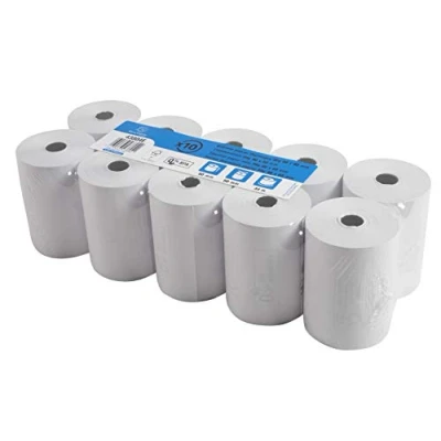 Obrázek Exacompta 43804E balení 10 ks role termopapíru 1vrstvá šířka: 80 mm, délka: 44 m, průměr jádra: 12 mm 48 g/m² potištěná na zadní straně pro pokladní roli