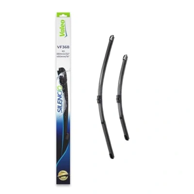 Obrázek VALEO Silencio stěrače VF368 výkonný, vynikající výhled na silnici, jednoduchá montáž originální ploché listy 550 mm/450 mm přední sada se 2 574468