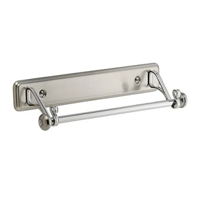 Obrázek iDesign držák kuchyňských rolí, nástěnný pomocník do kuchyně z kovu, elegantní na papírové utěrky 1 roli kuchyňské krepy, stříbrná barva