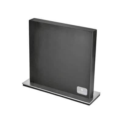 Obrázek Zassenhaus 78145 Magnetický blok na nože, oboustranný, extra silný magnet, masivní černě lakované dřevo gumovém stromku