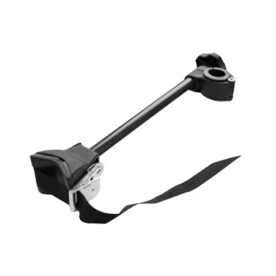 Obrázek EUFAB 11231 držák rámu dlouhý, pro trubku třmenu ve tvaru U: Ø 2,5 3,0 cm, délka 30 černá
