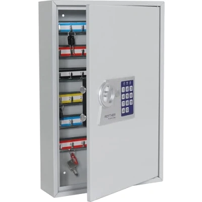 Obrázek Rottner Skříňka na klíče s 64 elektronický zámek přívěsek zdarma nastavitelná lišta háčky vč. upevňovacího materiálu