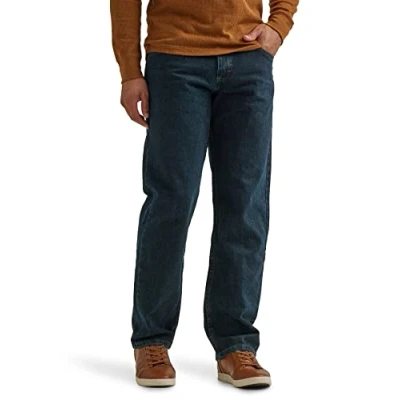 Obrázek Wrangler pánské Authentics Men&#039;s Classic Relaxed Fit Flex Jeans, bouře