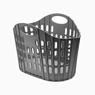Obrázek Addis Fold Flat Laundry Basket Flacher Wäschekorb, einfach zu verstauen, Kunststoff, dunkelgrau, 38 Litre