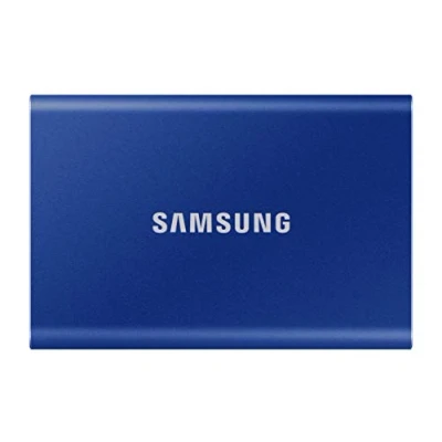 Obrázek Samsung T7 Portable SSD externí úložiště 2 TB USB 3.2 Gen.2, SSD, modrá indigo (MU PC2T0H/WW)