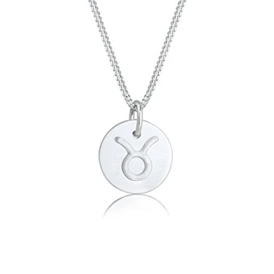 Obrázek Elli Dámský pravý šperk, řetízek na krk, stříbrný s přívěskem, hvězda, znamení zvěrokruhu, astro, trend, krystaly Swarovski, sterlingové stříbro, délka 925, 45 cm, Bez