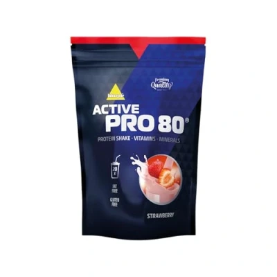 Obrázek inkospor Active Pro 80 Protein Shake, Strawberry, 500 g Bag