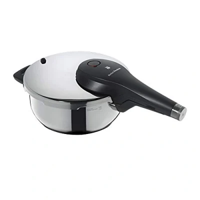 Obrázek WMF Perfect Premium One Pot tlakový hrnec, indukční 3 l, parní hrnec 22 cm, leštěná nerezová ocel Cromargan, 2 stupně vaření, otočný knoflík All In
