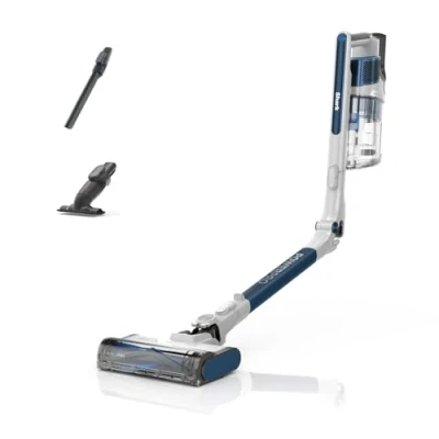 Obrázek Shark Akumulátorový vysavač PowerPro, technologie FloorDetect, anti Hair Wrap, proti alergiím, lehký, flexibilní, režim ručního vysavače, doba provozu 50 min, nádoba na prach XL, námořnická modř