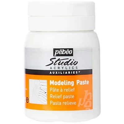 Obrázek Pébéo Studio Acrylics reliéfní pasta připravená k použití Ideální pro tvorbu reliéfů a impastos Netrhá po uschnutí 500 ml